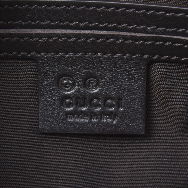 グッチ バッグ レディース メンズ ボストンバッグ グッチシマ カーフ ブラウン GUCCI 265697 中古