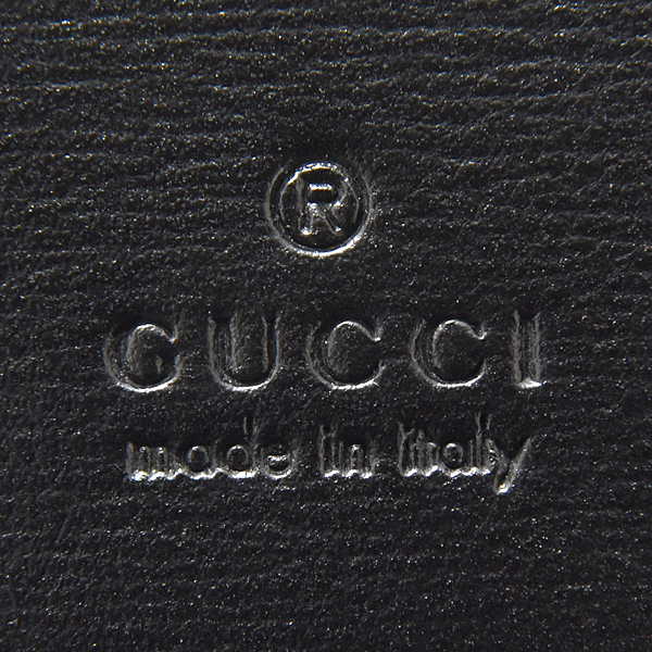 グッチ 財布 レディース GGマーモント キルティング2つ折り財布 コンパクトウォレット ブラック カーフ GUCCI 536453 中古