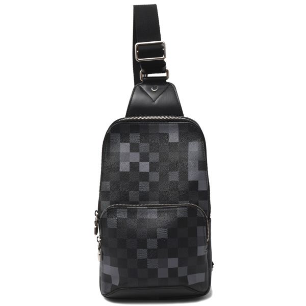 ルイヴィトン バッグ メンズ アヴェニュー スリングバッグ ボディバッグ ダミエグラフィットピクセル Louis Vuitton N40068 中古