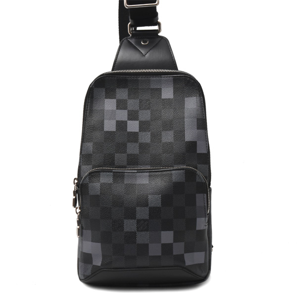 ルイヴィトン バッグ メンズ アヴェニュー スリングバッグ ボディバッグ ダミエグラフィットピクセル Louis Vuitton N40068 中古