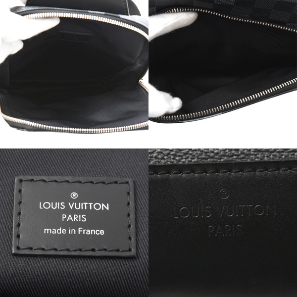 ルイヴィトン バッグ メンズ アヴェニュー スリングバッグ ボディバッグ ダミエグラフィットピクセル Louis Vuitton N40068 中古