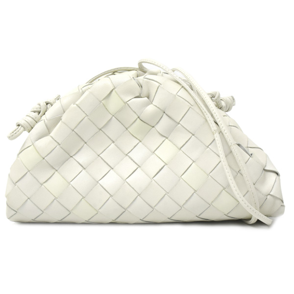 ボッテガヴェネタ バッグ メンズ イントレチャート ミニポーチ ショルダーバッグ ナッパレザー BOTTEGA VENETA 中古