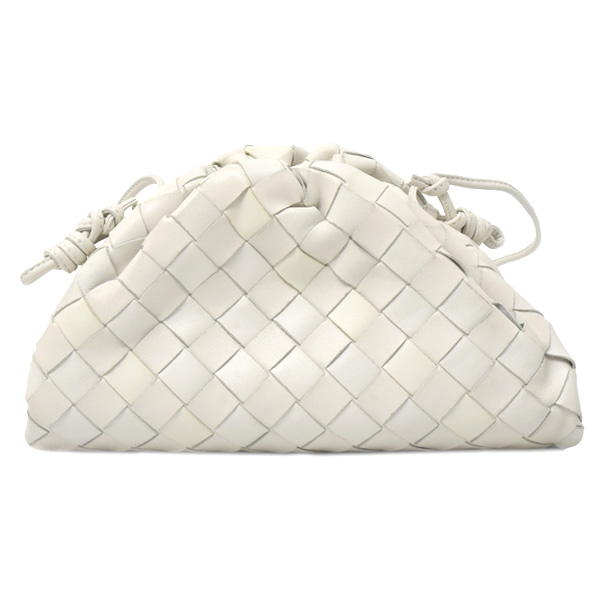 ボッテガヴェネタ バッグ メンズ イントレチャート ミニポーチ ショルダーバッグ ナッパレザー BOTTEGA VENETA 中古