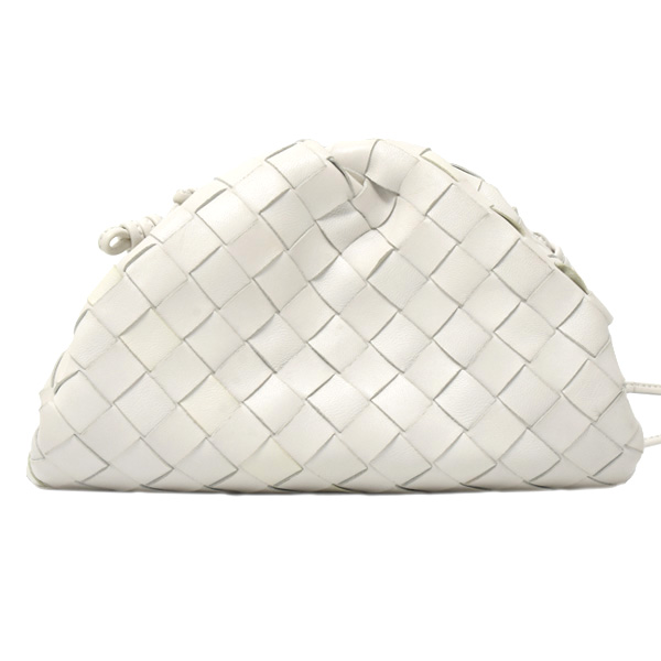ボッテガヴェネタ バッグ メンズ イントレチャート ミニポーチ ショルダーバッグ ナッパレザー BOTTEGA VENETA 中古