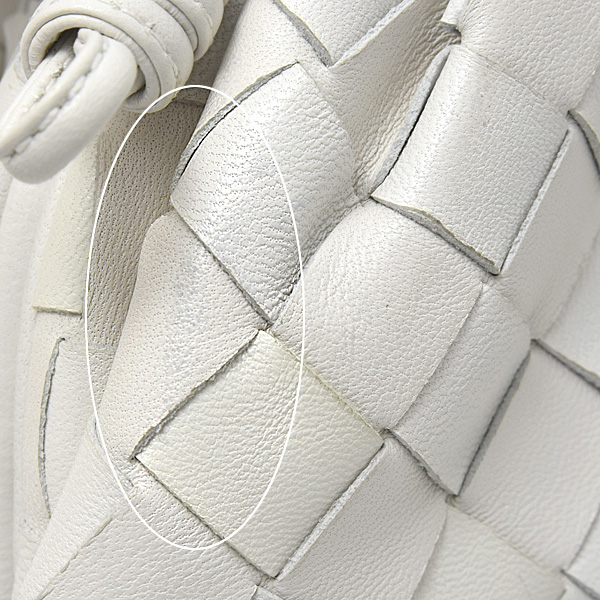 ボッテガヴェネタ バッグ メンズ イントレチャート ミニポーチ ショルダーバッグ ナッパレザー BOTTEGA VENETA 中古