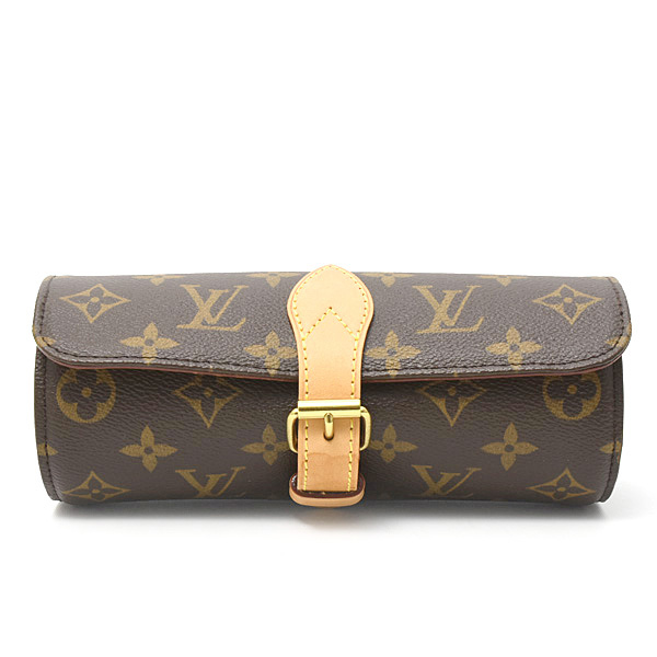ルイヴィトン ブランド小物 エテュイ 3 モントル 腕時計ケース 収納 ウォッチ Louis Vuitton M47530 中古