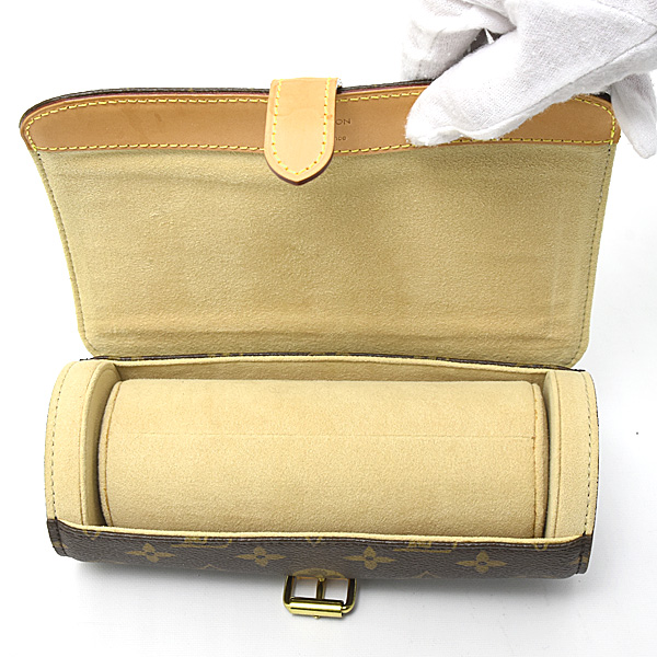 ルイヴィトン ブランド小物 エテュイ 3 モントル 腕時計ケース 収納 ウォッチ Louis Vuitton M47530 中古