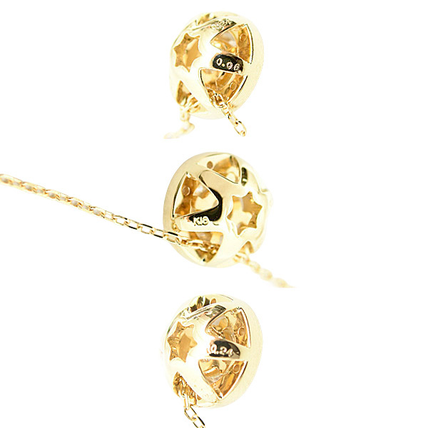 フォーエバーマーク ネックレス レディース センターオブマイユニバース ダイヤモンド ネックレス K18 D0.24ct 0.06ct FOREVER MARK 中古