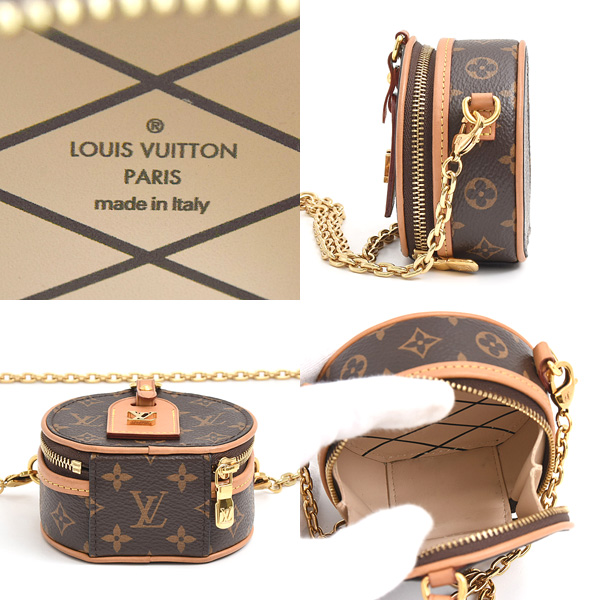 ルイヴィトン バッグ レディース ボワット シャッポー ネックレス ミニショルダーバッグ モノグラム Louis Vuitton M68570 中古