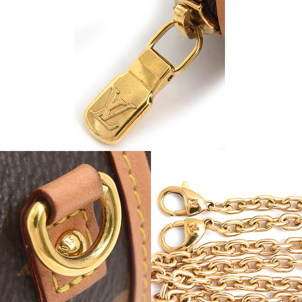 ルイヴィトン バッグ レディース ボワット シャッポー ネックレス ミニショルダーバッグ モノグラム Louis Vuitton M68570 中古