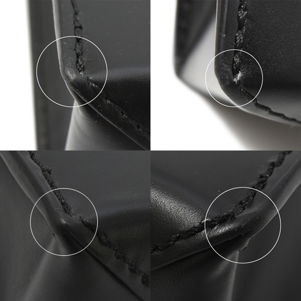 ロエベ バッグ レディース スタンダード A5 トート 2WAY カーフ ブラック LOEWE 中古