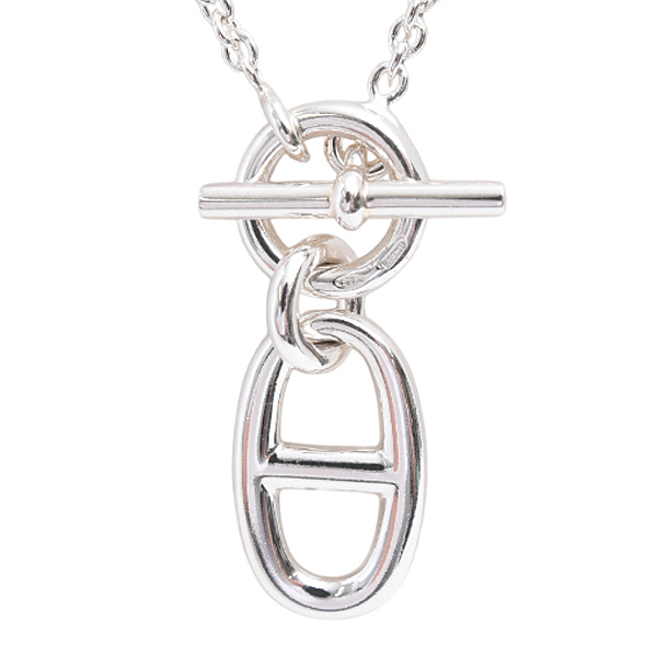 エルメス ネックレス レディース アミュレットシェーヌダンクル SV925 シルバー HERMES 中古
