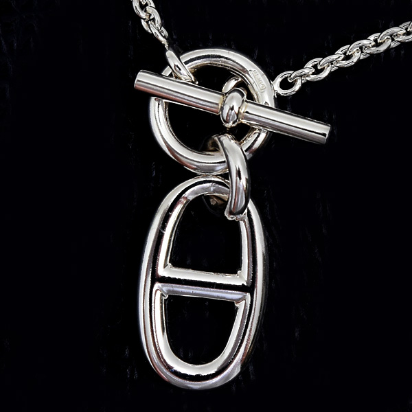 エルメス ネックレス レディース アミュレットシェーヌダンクル SV925 シルバー HERMES 中古