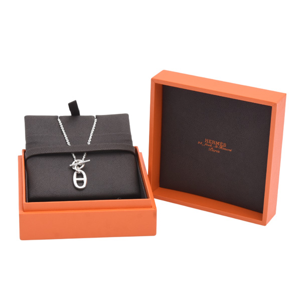 エルメス ネックレス レディース アミュレットシェーヌダンクル SV925 シルバー HERMES 中古