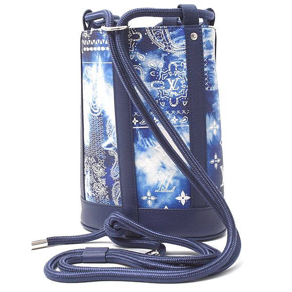 ルイヴィトン バッグ メンズ レディース モノグラムバンダナ ランドネPM バックパック ブルー Louis Vuitton M20562 中古