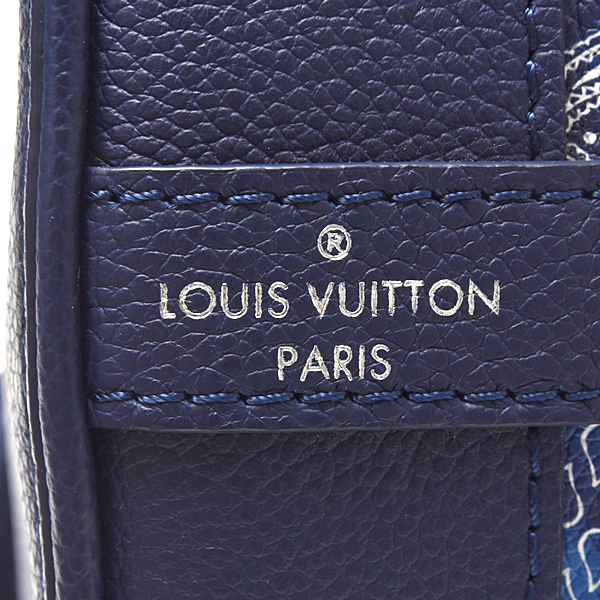 ルイヴィトン バッグ メンズ レディース モノグラムバンダナ ランドネPM バックパック ブルー Louis Vuitton M20562 中古