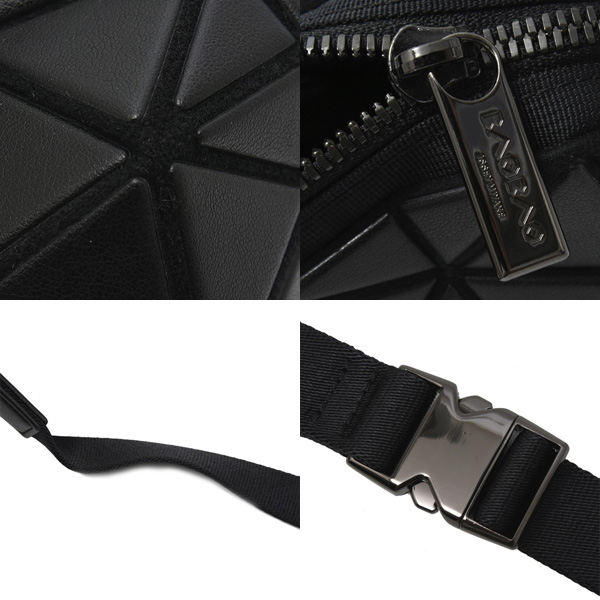 イッセイミヤケ バッグ バオバオ ショルダーバッグ レザー ブラック BAO BAO ISSEY MIYAKE 中古