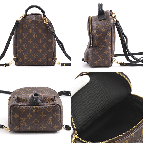 ルイヴィトン バッグ レディース モノグラム パームスプリングス バックパック MINI リュック Louis Vuitton M44873 中古