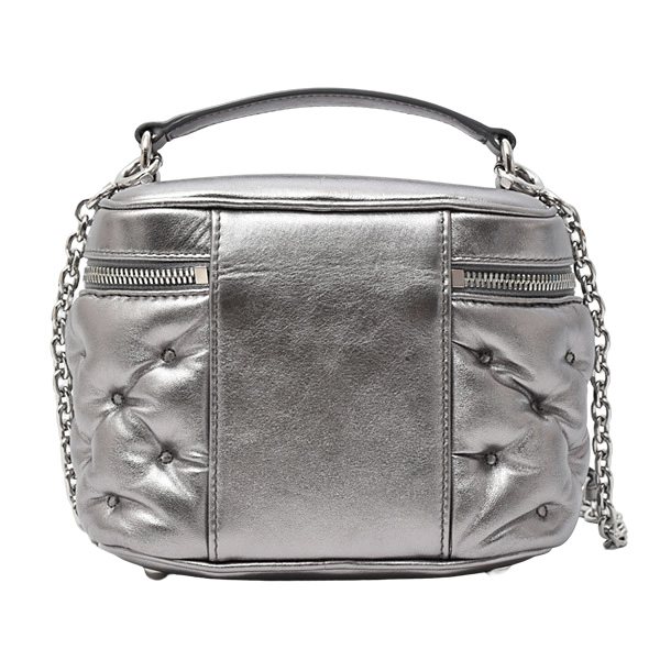 メゾンマルジェラ レディース グラムスラム バニティバッグ シルバー  レザー Maison Margiela SB2WD0091P6800 中古