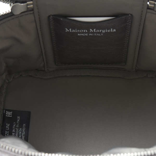 メゾンマルジェラ レディース グラムスラム バニティバッグ シルバー  レザー Maison Margiela SB2WD0091P6800 中古