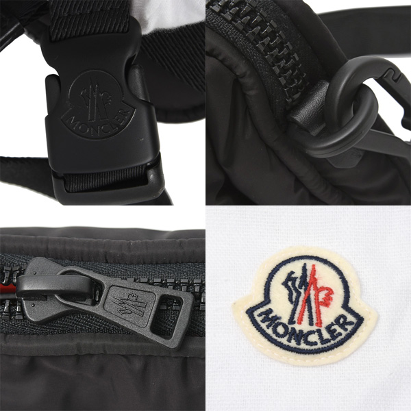 モンクレール バッグ ユニセックス ニュー レジェール クロスボディ ショルダーバッグ ナイロン ブラック MONCLER 5L00004 M1812 中古