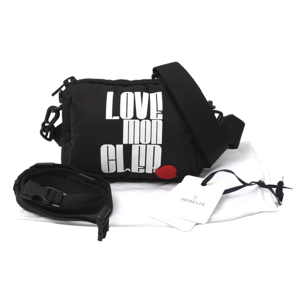 モンクレール バッグ ユニセックス ニュー レジェール クロスボディ ショルダーバッグ ナイロン ブラック MONCLER 5L00004 M1812 中古