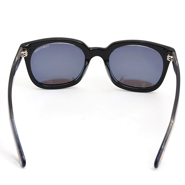 トムフォード サングラス レディース メンズ ウェリントン プラスチック ブラック バイカラー TOM FORD TF211AF 中古