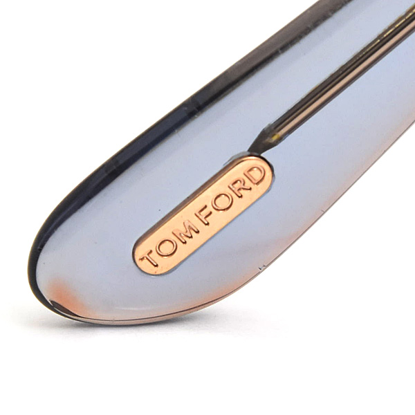 トムフォード サングラス レディース メンズ ウェリントン プラスチック ブラック バイカラー TOM FORD TF211AF 中古