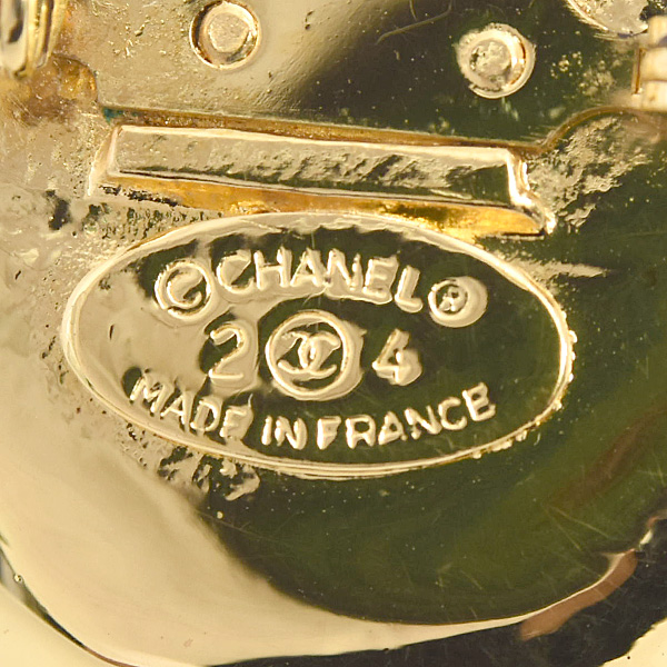 シャネル ブローチ レディース フラワーモチーフ フェイクパール ココマーク ヴィンテージ ブラック ゴールド GP CHANEL 中古