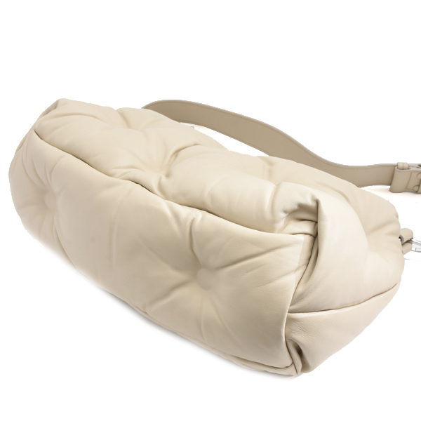 メゾンマルジェラ バッグ レディース メンズ グラムスラム ショルダーバッグ クラッチバッグ ラムレザー ベージュ Maison Margiela 中古