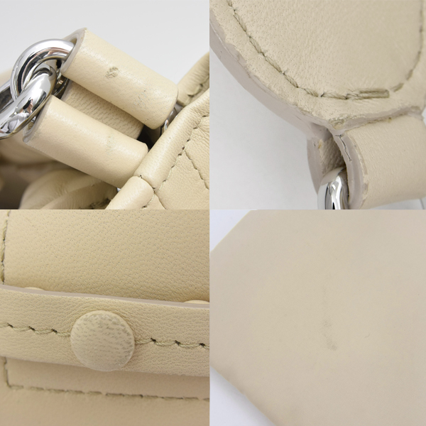メゾンマルジェラ バッグ レディース メンズ グラムスラム ショルダーバッグ クラッチバッグ ラムレザー ベージュ Maison Margiela 中古