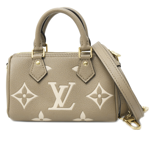 ルイヴィトン バッグ レディース ナノスピーディ ハンドバッグ ショルダーバッグ モノグラム・アンプラント Louis Vuitton M82890 未使用展示品
