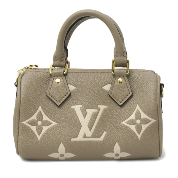 ルイヴィトン バッグ レディース ナノスピーディ ハンドバッグ ショルダーバッグ モノグラム・アンプラント Louis Vuitton M82890 未使用展示品