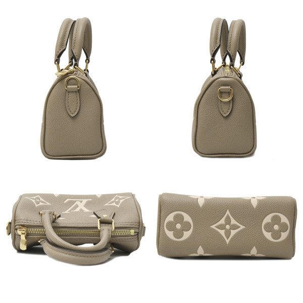 ルイヴィトン バッグ レディース ナノスピーディ ハンドバッグ ショルダーバッグ モノグラム・アンプラント Louis Vuitton M82890 未使用展示品