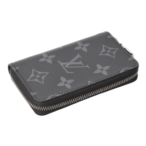 ルイヴィトン 財布 メンズ　ジッピーコインパース 小銭入れ コインケース ヴェルティカル モノグラムエクリプス M81662 Louis Vuitton 中古