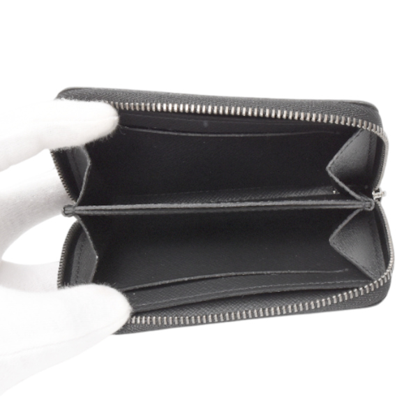 ルイヴィトン 財布 メンズ　ジッピーコインパース 小銭入れ コインケース ヴェルティカル モノグラムエクリプス M81662 Louis Vuitton 中古