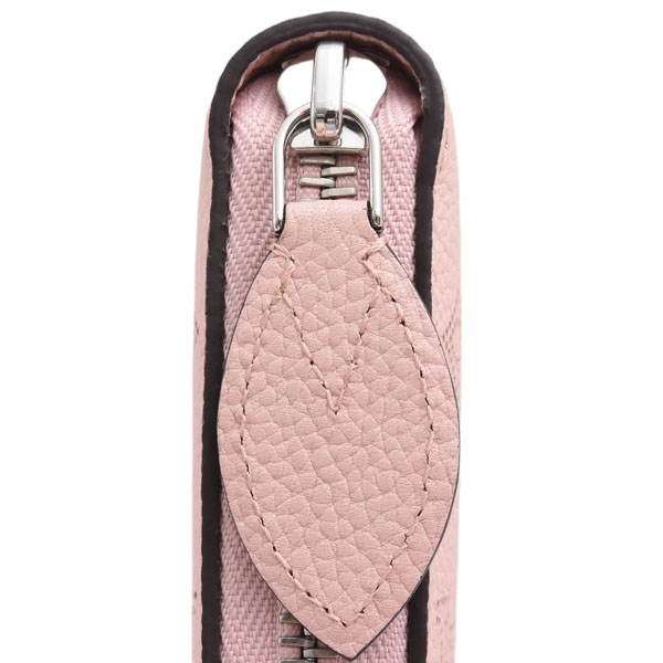 ルイヴィトン 財布 レディース ジッピーウォレット 長財布 マヒナ レザー ジャスミンピンク Louis Vuitton M82755 中古