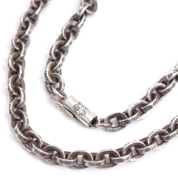 クロムハーツ ネックレス メンズ ペーパーチェーン ネックレス 18inc インボイス付 シルバー CHROME HEARTS SV925 中古
