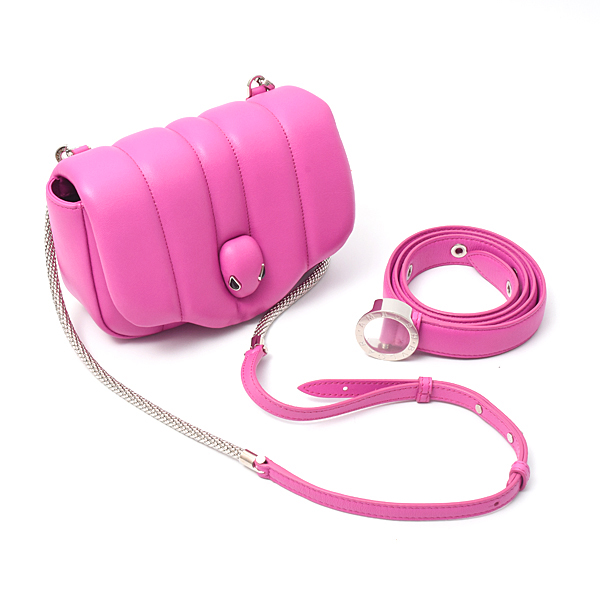 ブルガリ バッグ レディース AMBUSH コラボ セルペンティ 3WAYベルトバッグ レザー パープル BVLGARI 290350 未使用展示品