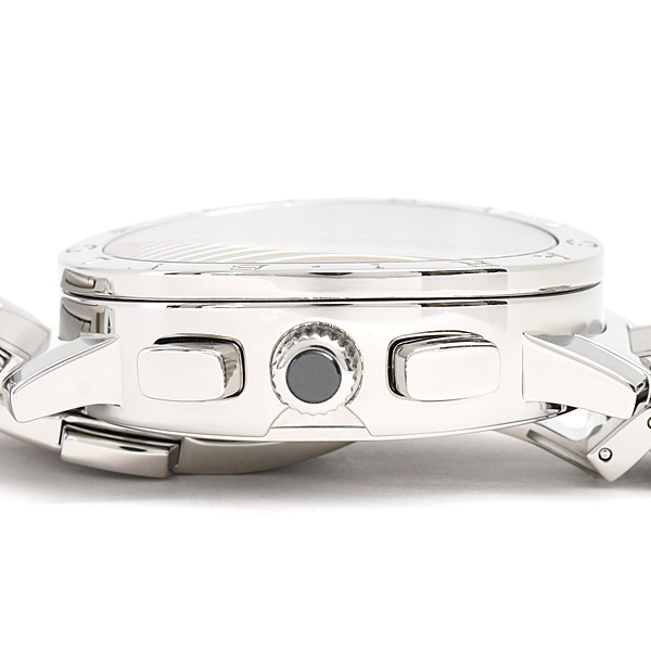 ブルガリ 時計 メンズ ブルガリブルガリ クロノグラフ 自動巻 ブラック文字盤 SS ステンレス BVLGARI BB41SCH 中古