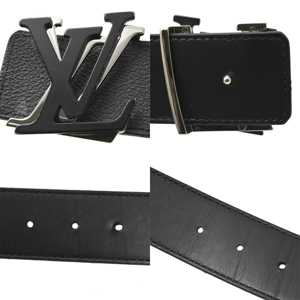 ルイヴィトン 服飾小物 メンズ ベルト LVシェイク 40MM モノグラムエクリプス Louis Vuitton M0714 中古