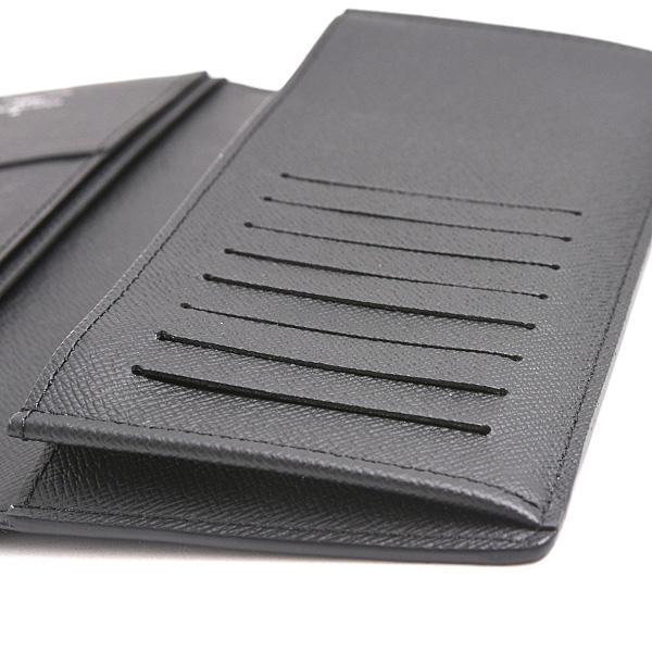 ルイヴィトン 財布 メンズ モノグラムエクリプス ポルトフォイユブラザ 二つ折り 長財布 縦型 スリム 薄型 Louis Vuitton M61697 中古