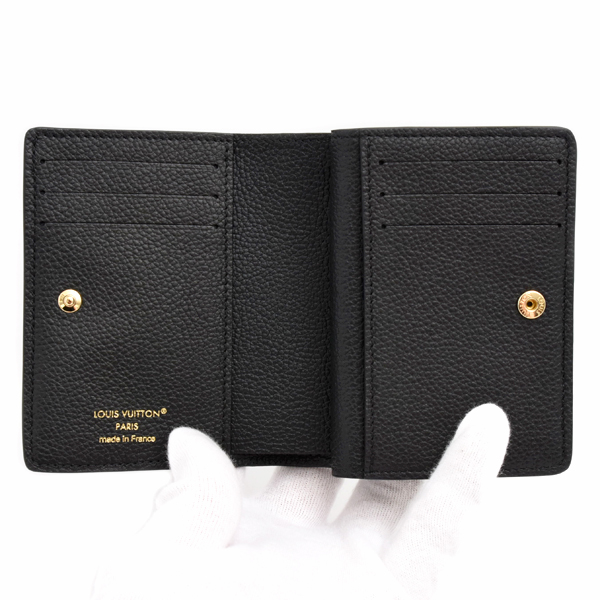 ルイヴィトン 財布 レディース モノグラム アンプラント ポルトフォイユ クレア 二つ折り ノワール M80151 Louis Vuitton 未使用展示品