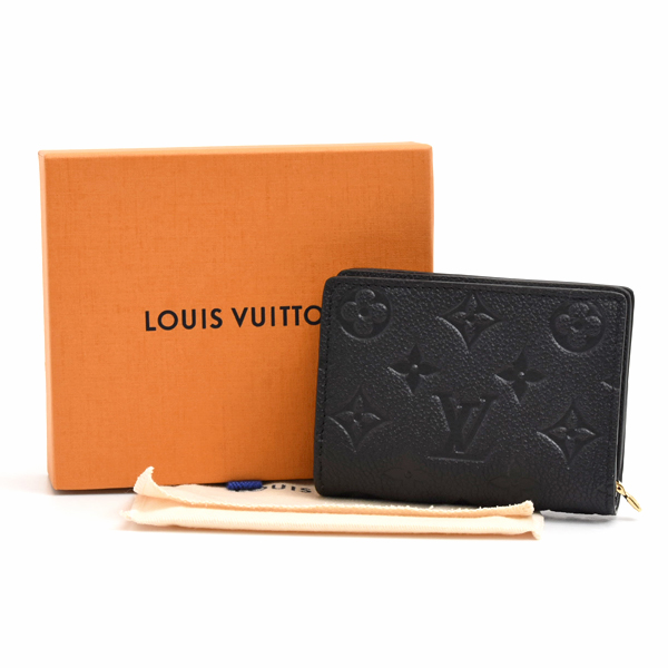 ルイヴィトン 財布 レディース モノグラム アンプラント ポルトフォイユ クレア 二つ折り ノワール M80151 Louis Vuitton 未使用展示品
