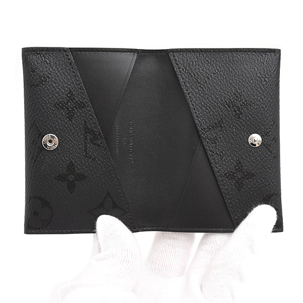ルイヴィトン カードケース メンズ カードケース ポルト カルトスリム モノグラムミッドナイト Louis Vuitton M26733 中古