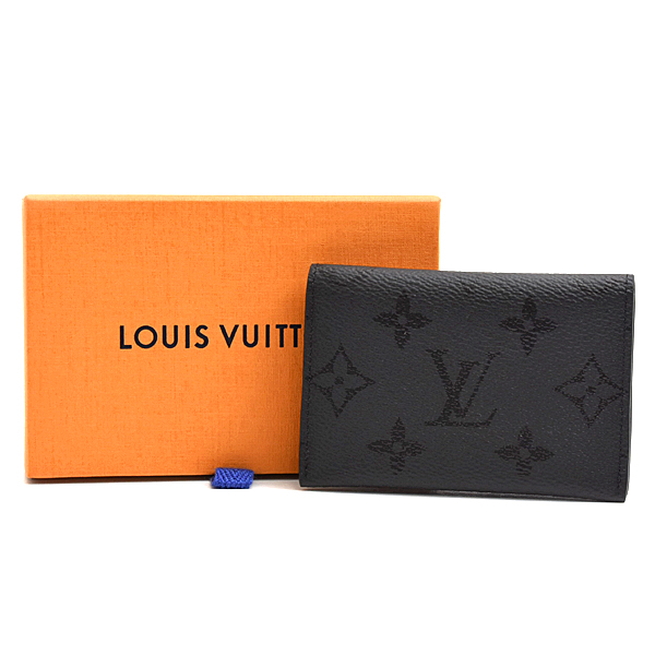 ルイヴィトン カードケース メンズ カードケース ポルト カルトスリム モノグラムミッドナイト Louis Vuitton M26733 中古