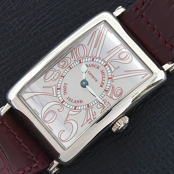 フランクミュラー 時計 レディース ロングアイランド 電池式 ミラーダイアル ホワイトゴールド 750WG FRANCK MULLER 952QZJ 中古