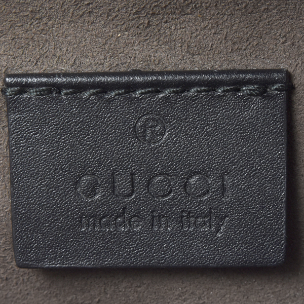 グッチ バッグ メンズ レディース GGスプリーム ベルトバッグ ウエストバッグ カーキ×ブラック GUCCI 450946 中古