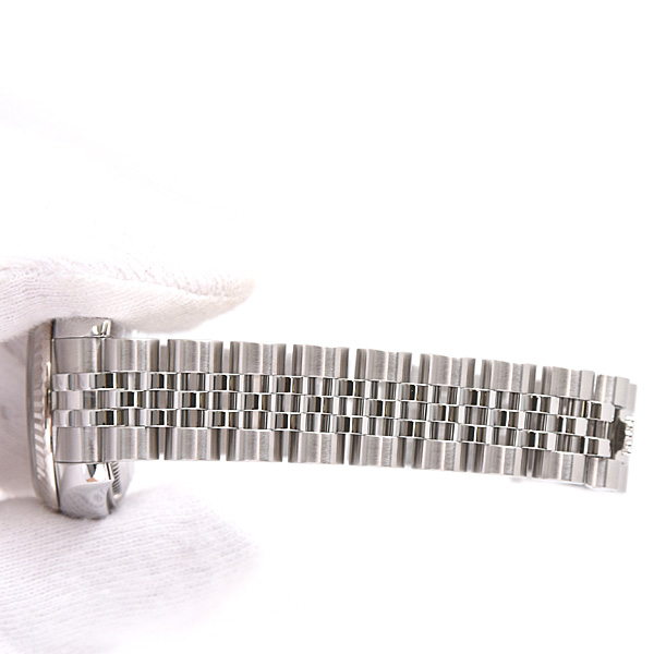 ロレックス 時計 レディース デイトジャスト 自動巻 D番 シルバー文字盤 SS×WG ROLEX 179174 中古