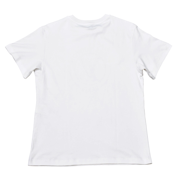 ルイヴィトン レディース フロックド LV Tシャツ 半袖 Mサイズ クリーニング済み ホワイト オレンジ Louis Vuitton 中古